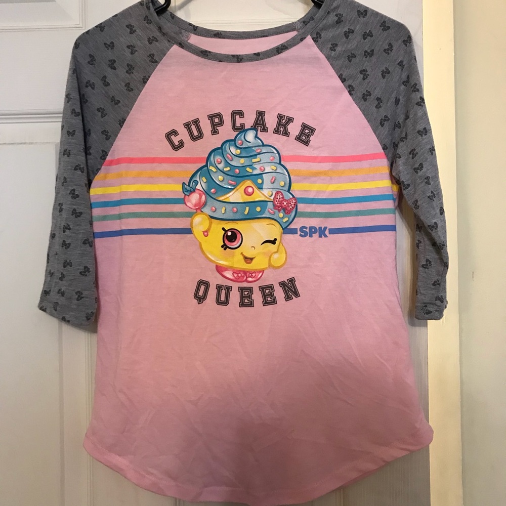 Girls long sleeve shirt-Shopkins
